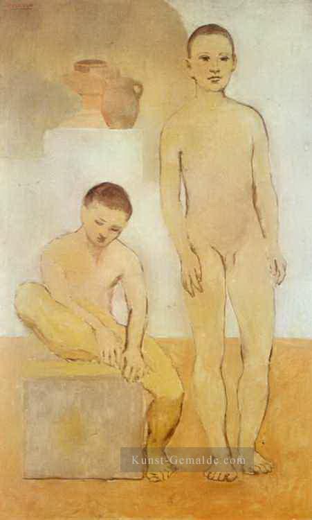 Zwei Jugendliche 1905 kubist Pablo Picasso Ölgemälde